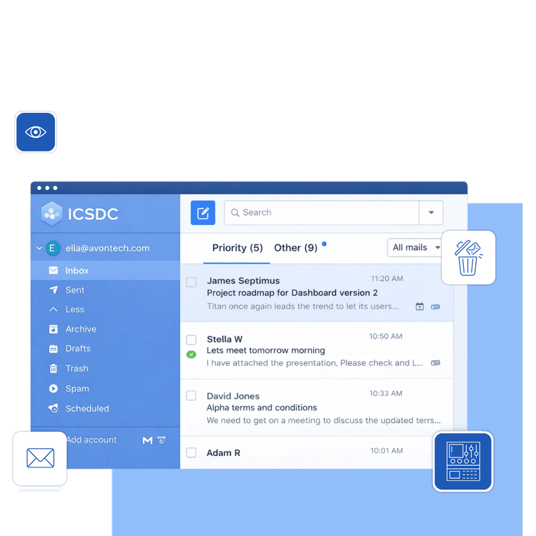 ICSDC email hosting power